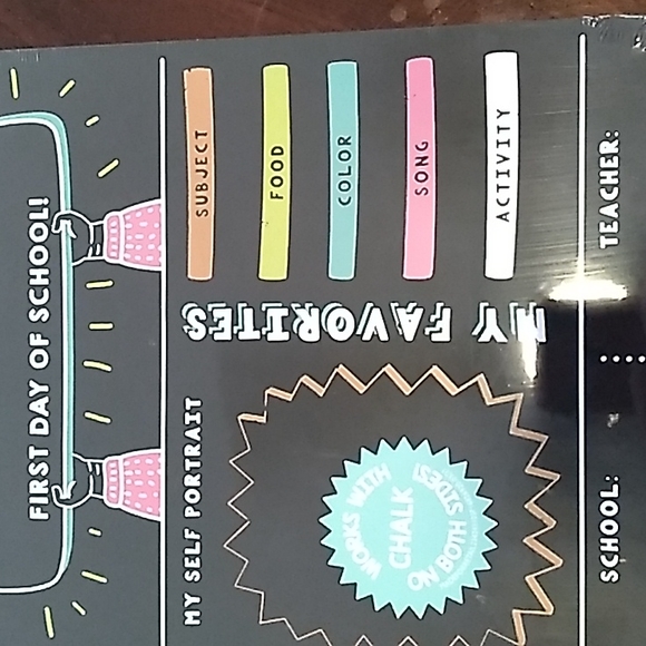 First day of school chalkboard - Picture 1 of 3